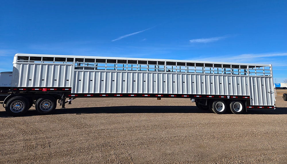white trailer